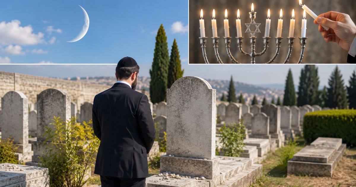 Visite au cimetière à Roch ‘Hodèch ou ‘Hanouka
