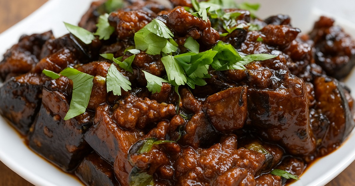 Salade d'aubergines à l'orientale