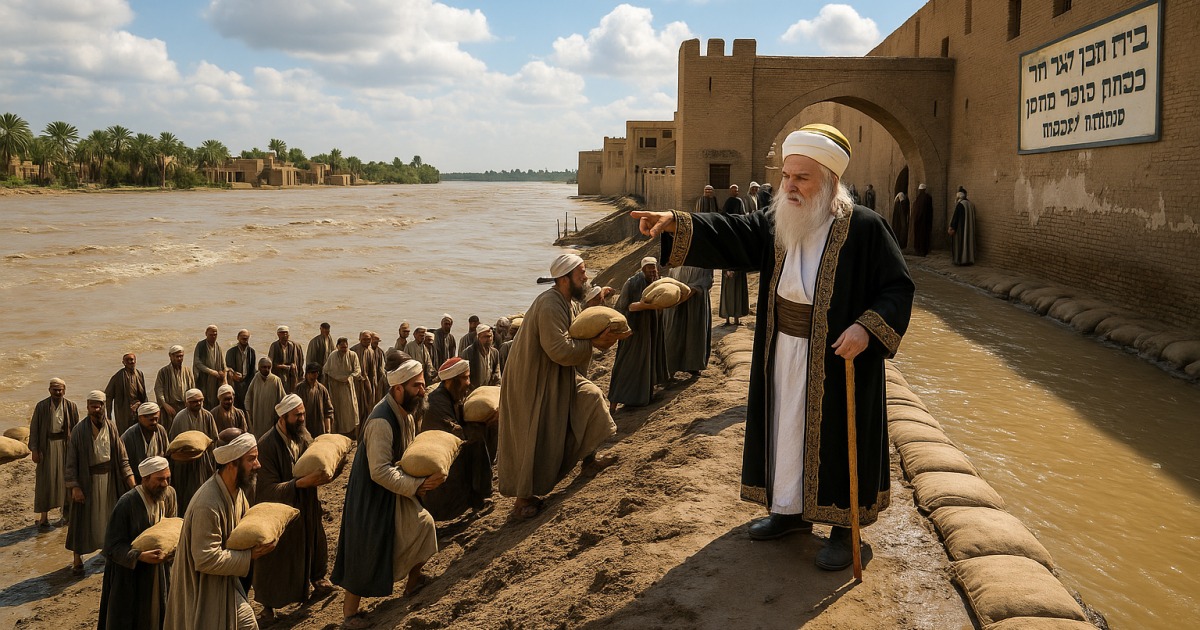 Le Ben Ich 'Haï et le blé de Pessa'h sauvé des eaux