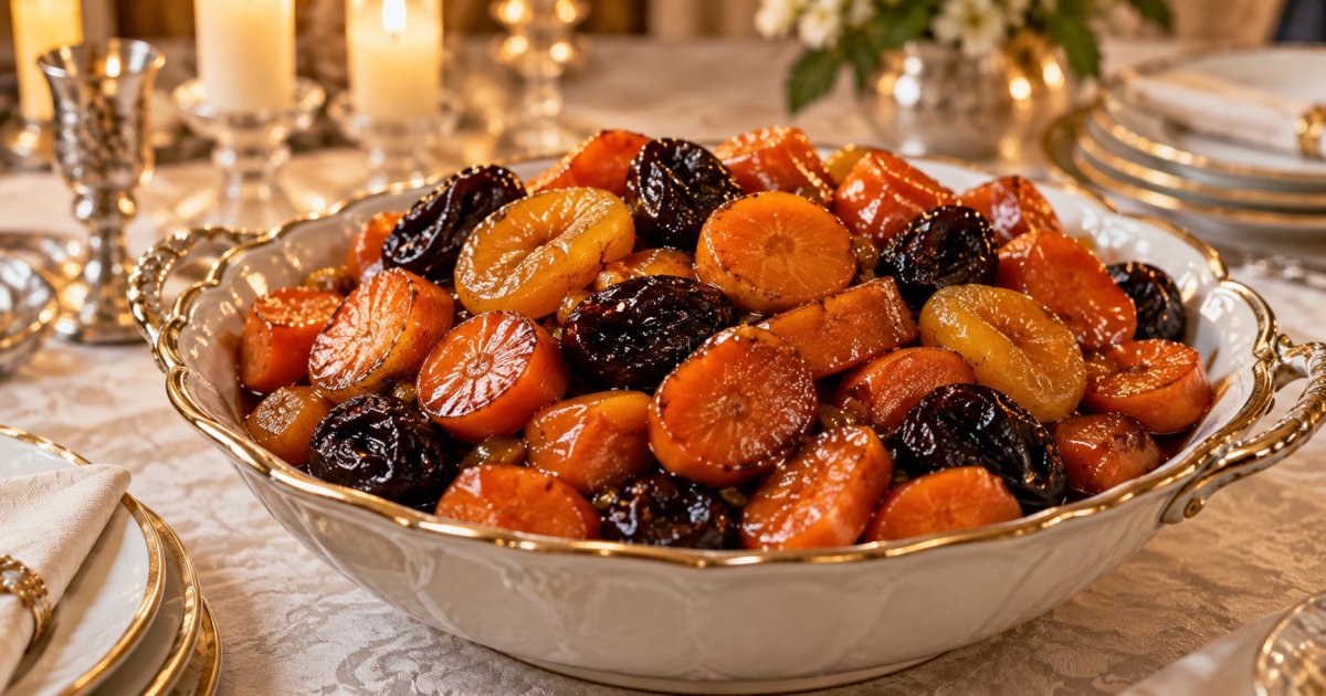 Tsimmes de Roch Hachana aux carottes et pruneaux