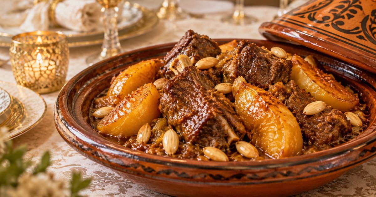 Tajine d’agneau aux coings et au miel pour Roch Hachana