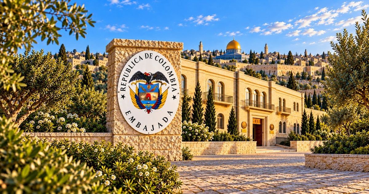 Jérusalem : Mézouza de l’ambassade de Colombie et la vérité que la diplomatie ne peut effacer